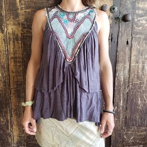 Free people beautiful sequin top